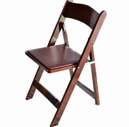 Tuscan Padded Chair – Mahogany – Wood | Rental Tuscan Padded Chair – Mahogany – Wood | Rental