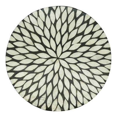 2204 Floral Capiz Placemat | Rental
