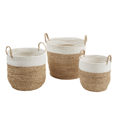 HA2105 Two-Tone Baskets – Set Of 3 | Rental