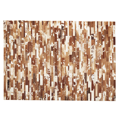 RU772 Hair On Leather Area Rug | Rental RU772 Hair On Leather Area Rug | Rental