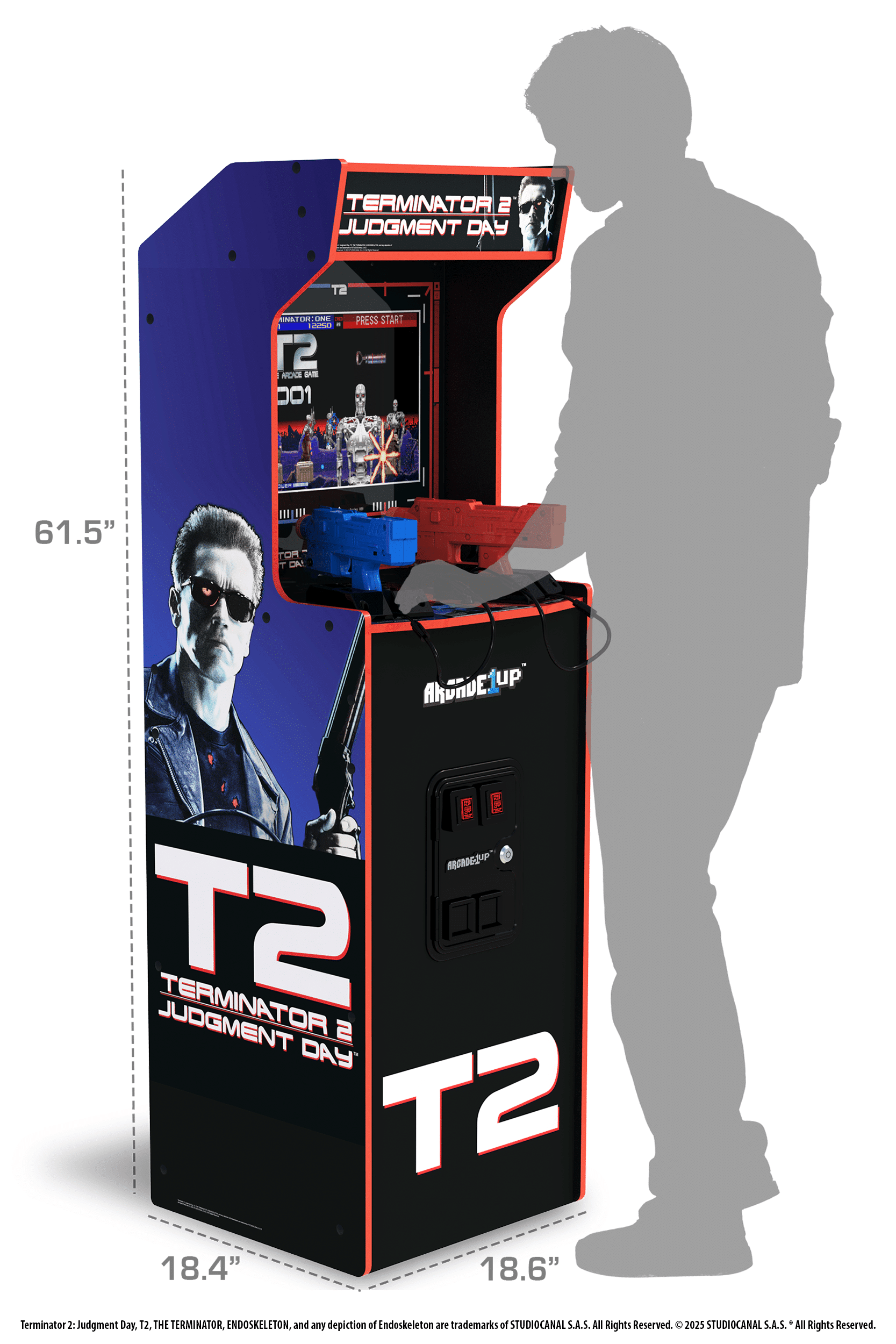 Terminator 2 Deluxe Arcade Machine | Rental