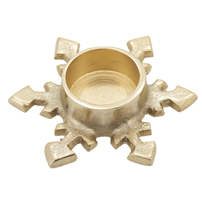 V692 Aluminum Snowflake Votive | Rental V692 Aluminum Snowflake Votive | Rental
