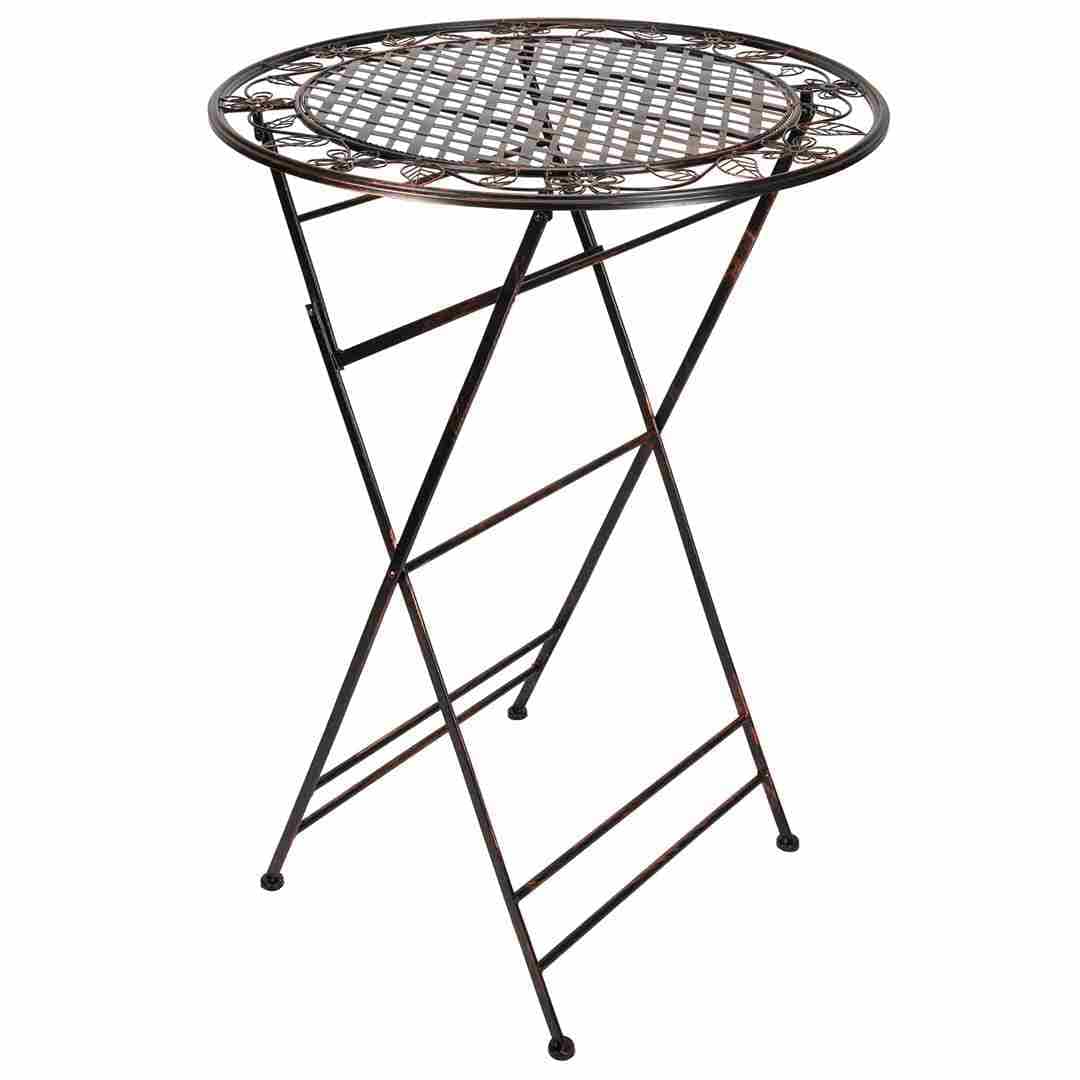 Barcelona Cocktail Table | 32″ | Bronze | Rental