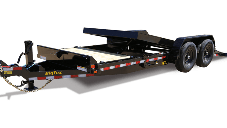 Equipment Trailer Split Tilt Deck — 16′ + 4′ = 20′ – 14K | Rental