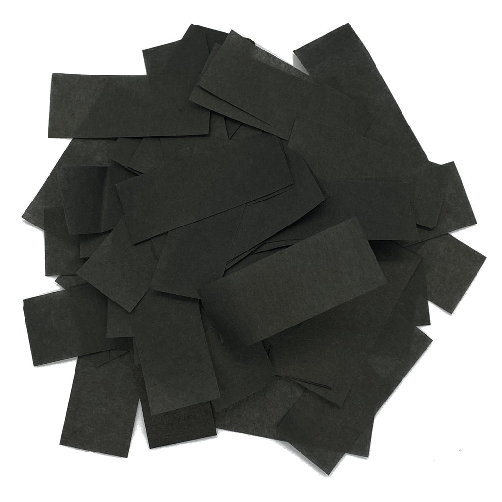 Black Tissue Paper Confetti (1lb) | Rental