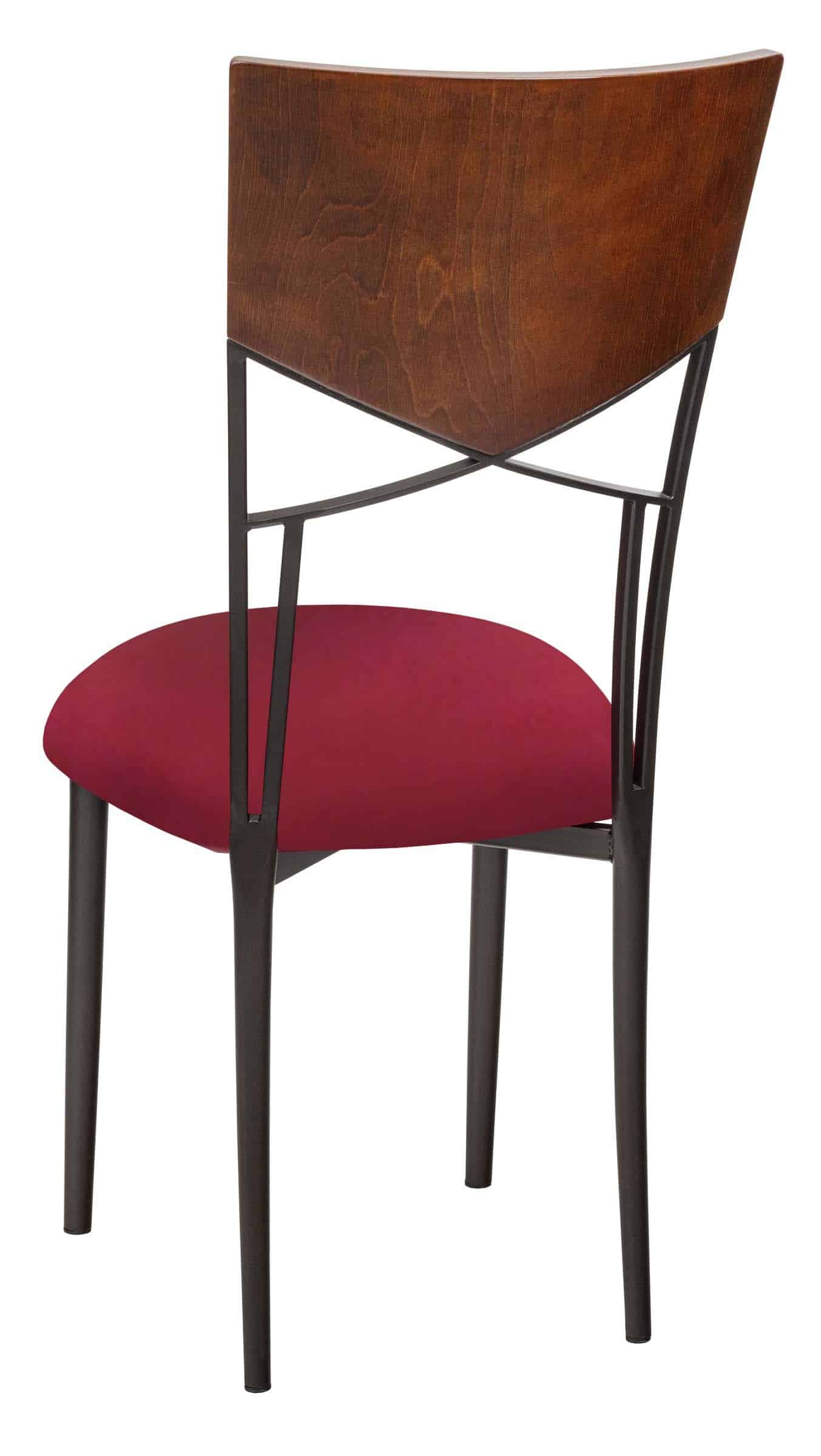 Butterfly Woodback with Cranberry Stretch Knit Cushion – Chameleon Chair Collection | Rental Butterfly Woodback with Cranberry Stretch Knit Cushion – Chameleon Chair Collection | Rental