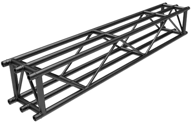 DuraTruss DT46-250-BLK 8.20-Foot DT46 Square Truss with 6 Cords -Black | Rental