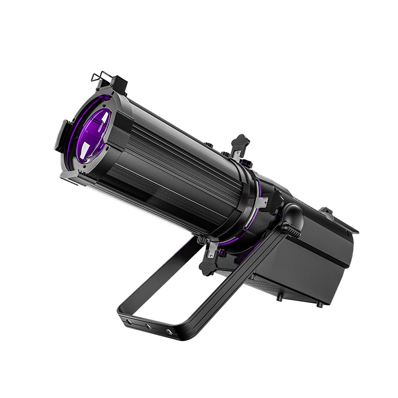 LED Optical Zoom LEKO 250W/350W LED RGBWAUV/RGBLAC/RGBW/RGBL/Warm+Cool White Profile Spotlight Four-leaf Manual Shutters Barrier Light | Rental