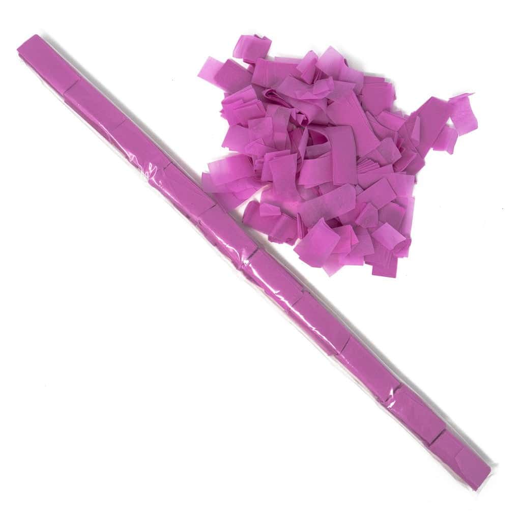 Pink Tissue Confetti – Speed Load Cannon Sleeve (1/4lb) | Rental