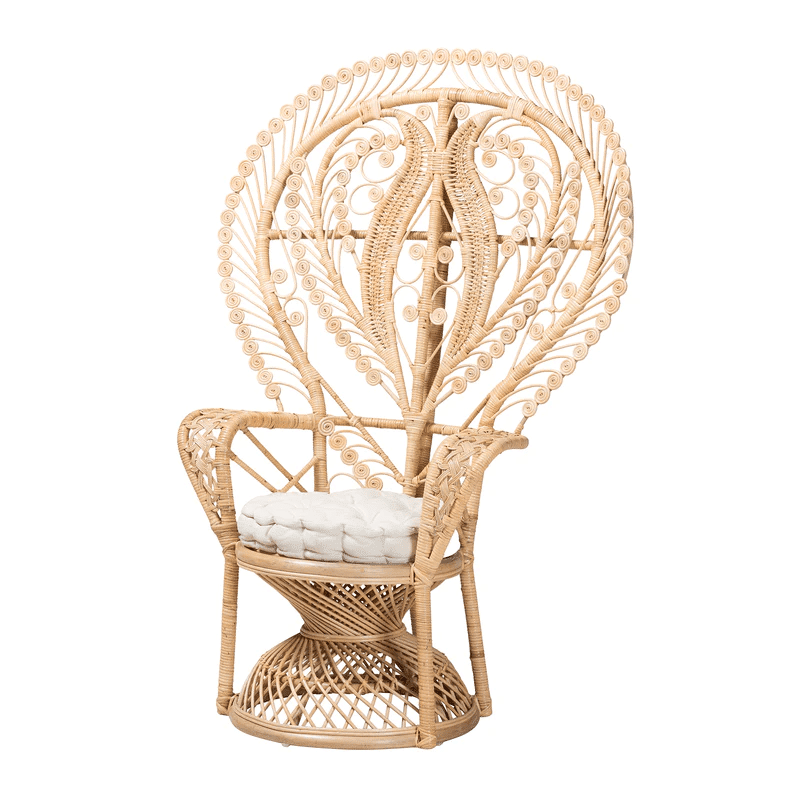 Adult Feather Whimsical Peacock Chair | Rental