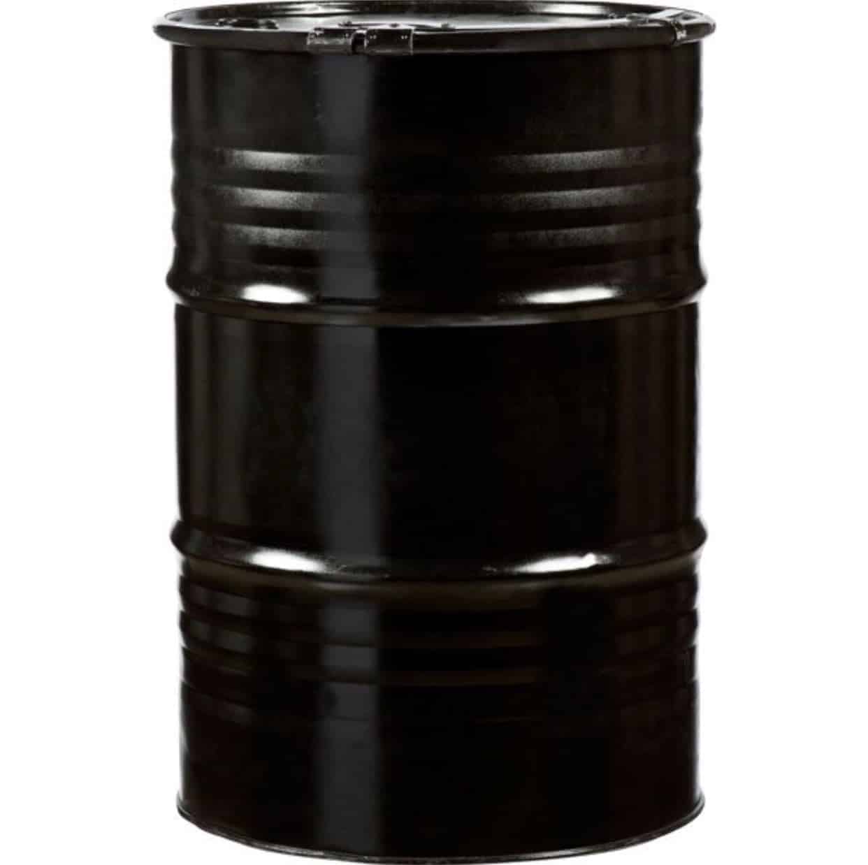 Black Metal Barrel | Rental