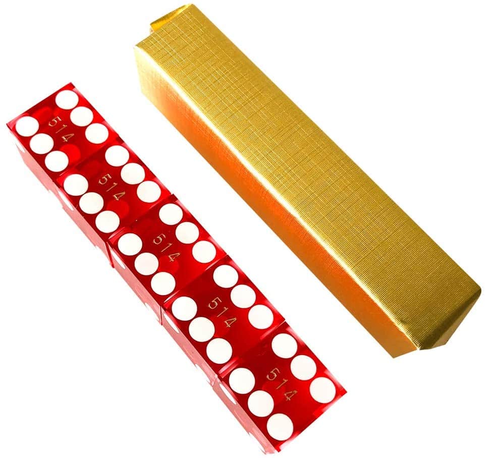 Part – 19mm Red Square Casino Dice | Rental
