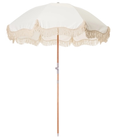 Part – Fringe Boho Umbrella Top Only – Ivory | Rental