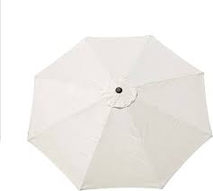 Part | 9′ Market Umbrella Top Only | Off White | Rental