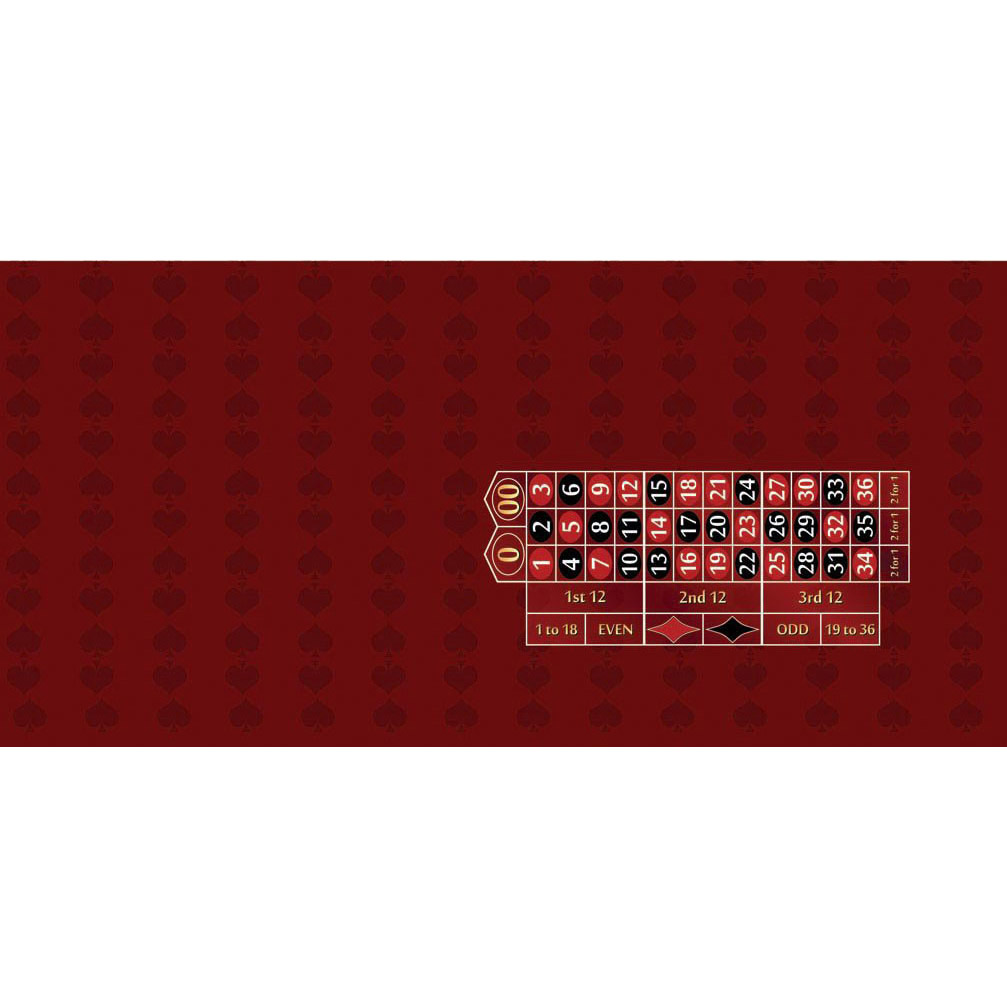 Part – 12′ Burgundy Roulette Casino Game Table Only | Rental Part – 12′ Burgundy Roulette Casino Game Table Only | Rental
