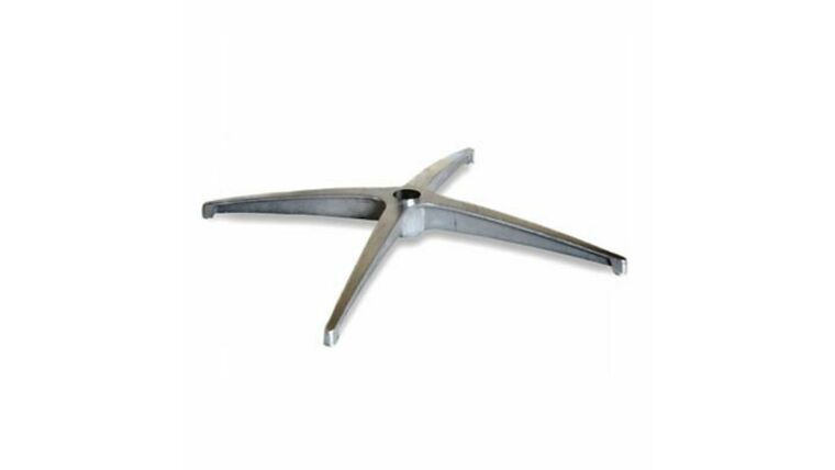 Part – Cocktail Table 28″ Polished Metal Base Assembly | Rental