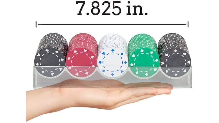Part – Clear 100 Chip Poker Chip Tray | Rental