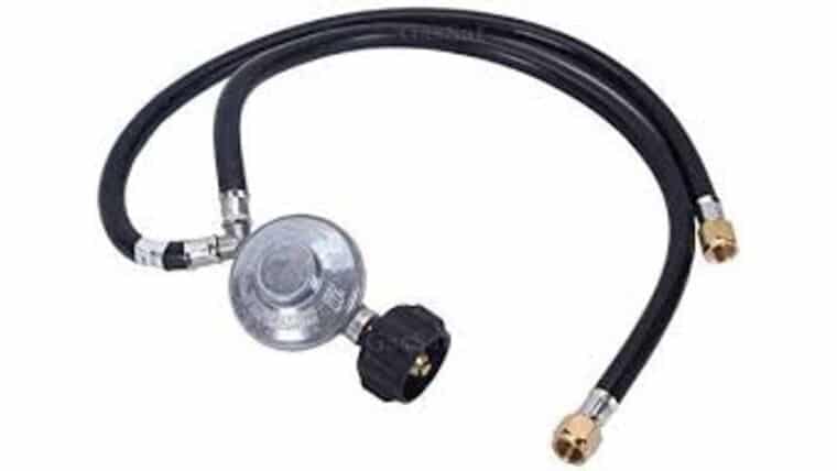 Part – Propane Regulator With 2 Hoses | Rental