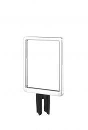 Part – White Plastic Post Stanchion Vertical Sign Holder | Rental Part – White Plastic Post Stanchion Vertical Sign Holder | Rental