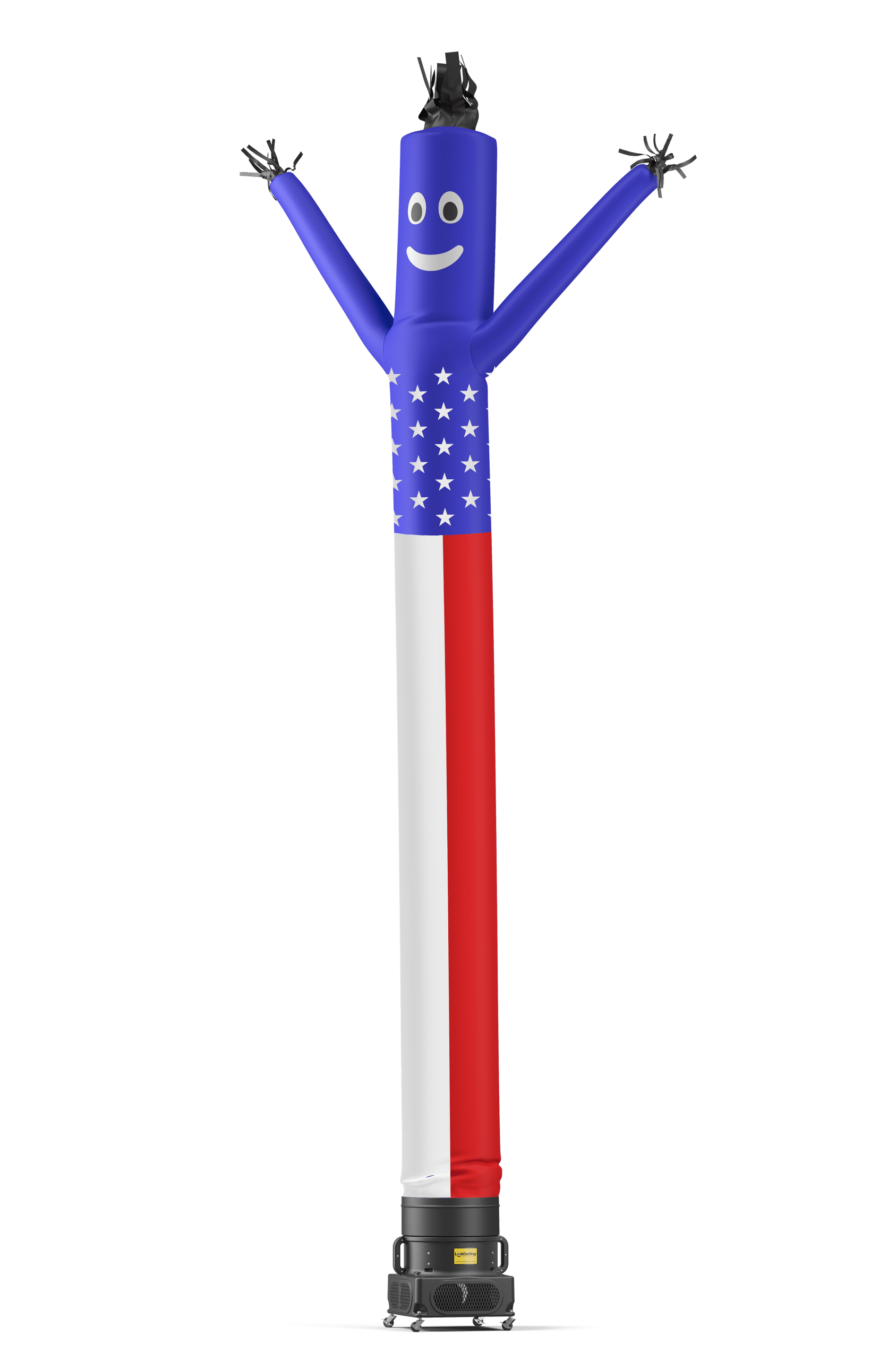 American Flag Air Dancers® Inflatable Tube Man 10′ | Rental