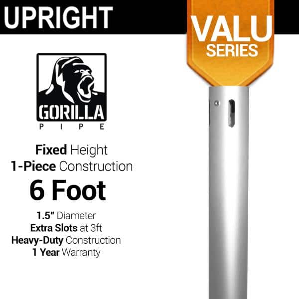 Valu Series – 6ft 1.5″ Fixed Upright | Rental