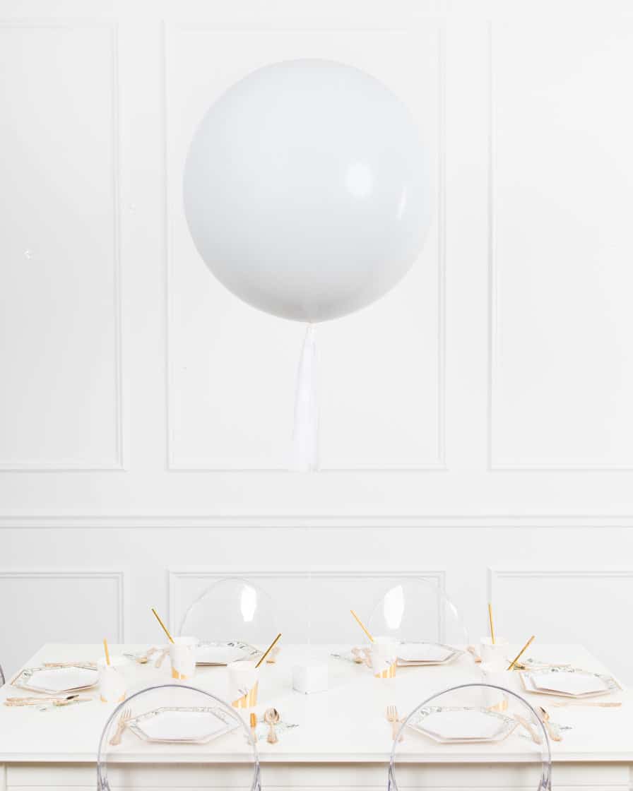 Botanical – Giant Balloon Centerpiece with Skirt | Rental Botanical – Giant Balloon Centerpiece with Skirt | Rental