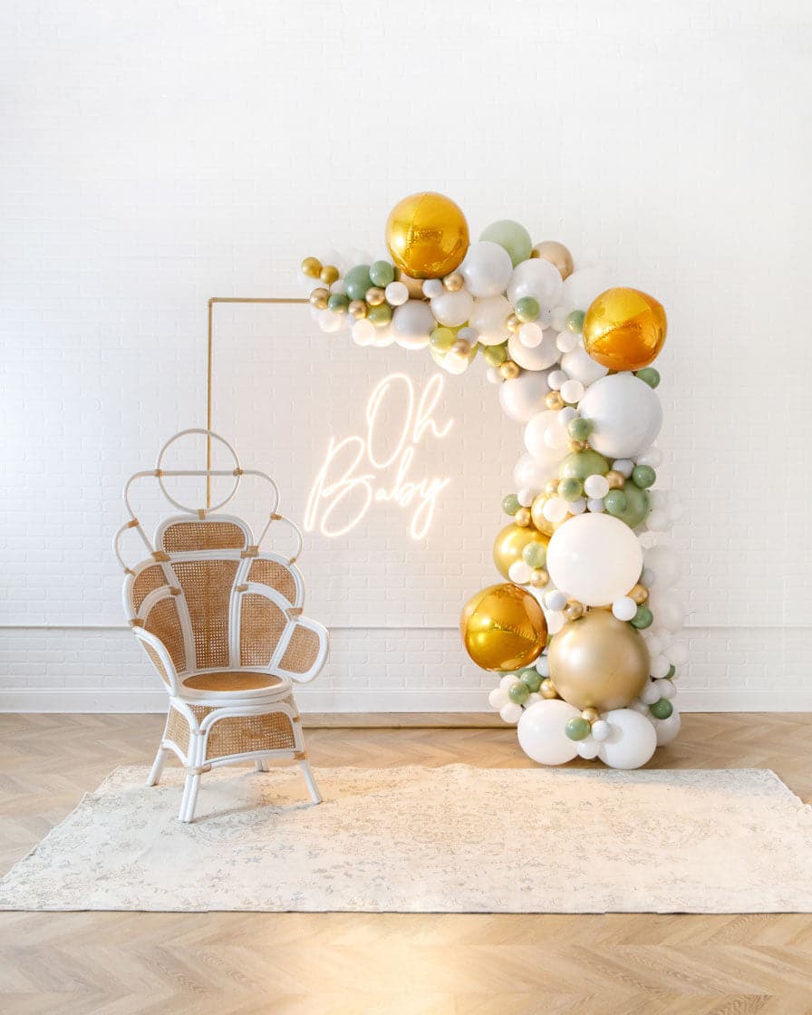 Botanical – 7×7 Frame Install Piece with Neon Sign | Rental Botanical – 7×7 Frame Install Piece with Neon Sign | Rental