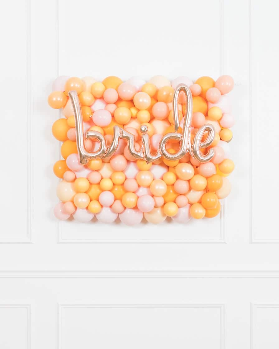 Citrus – BRIDE Balloon Backdrop Board – 30inx40in | Rental Citrus – BRIDE Balloon Backdrop Board – 30inx40in | Rental
