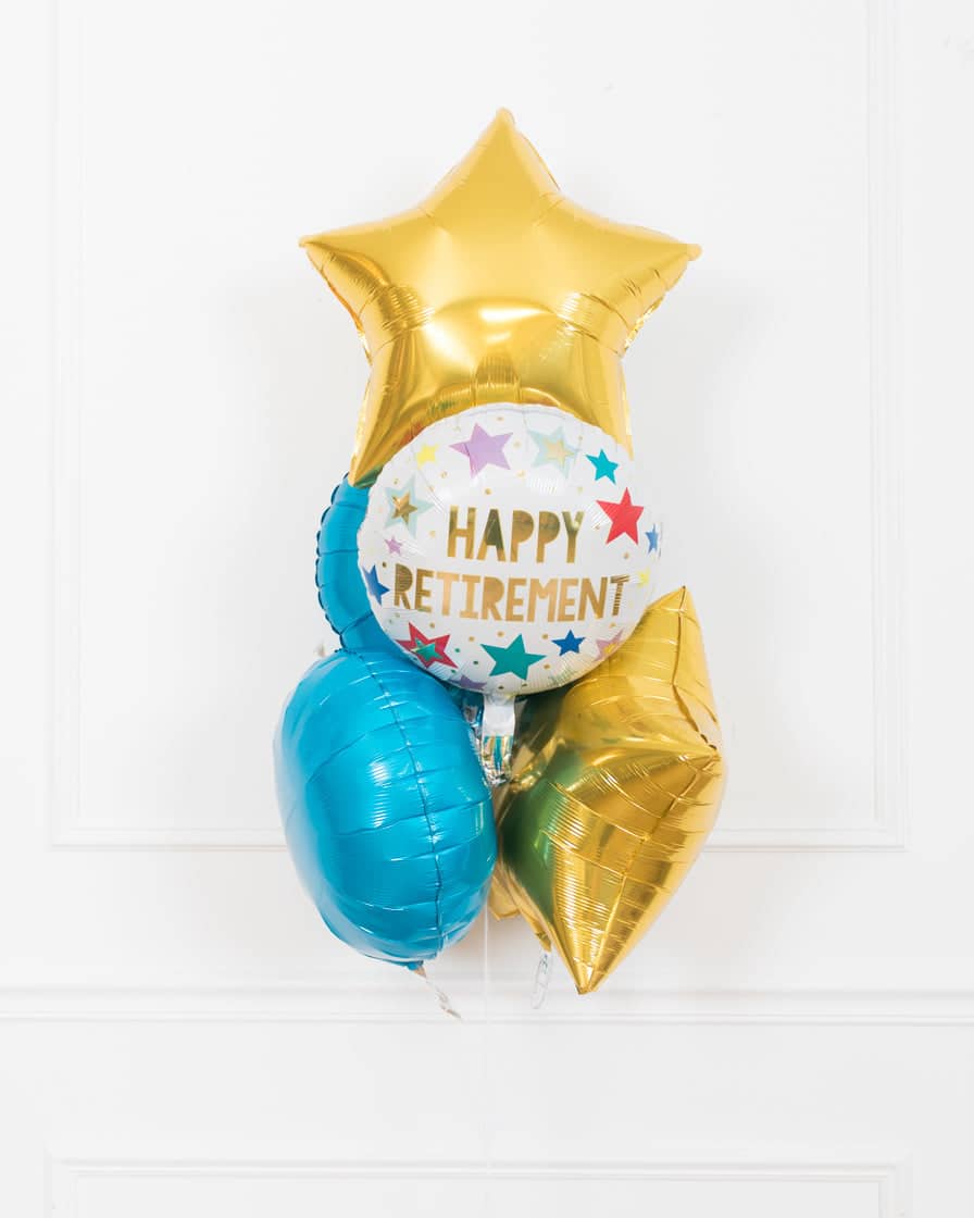 Office Retirement Party – All Foil Bouquet of 5 | Rental