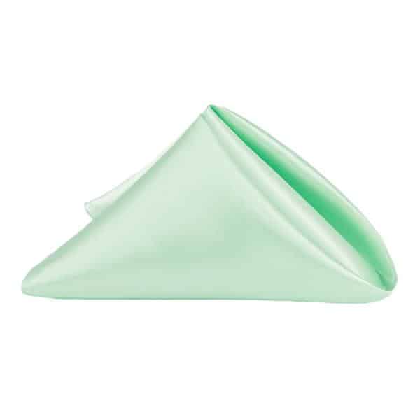 Sleek Satin Napkin 20″x20″ – Mint Green | Rental Sleek Satin Napkin 20″x20″ – Mint Green | Rental