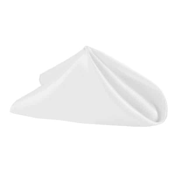 Sleek Satin Napkin 20″x20″ – White | Rental Sleek Satin Napkin 20″x20″ – White | Rental