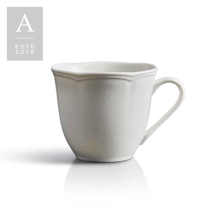 Eleanor White Coffee Cup | Rental
