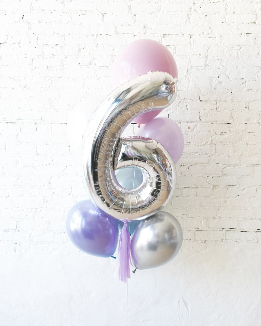 GIFT-Winter Wonderland Foil Number and Latex Balloon Bouquet | Purchase GIFT-Winter Wonderland Foil Number and Latex Balloon Bouquet | Purchase