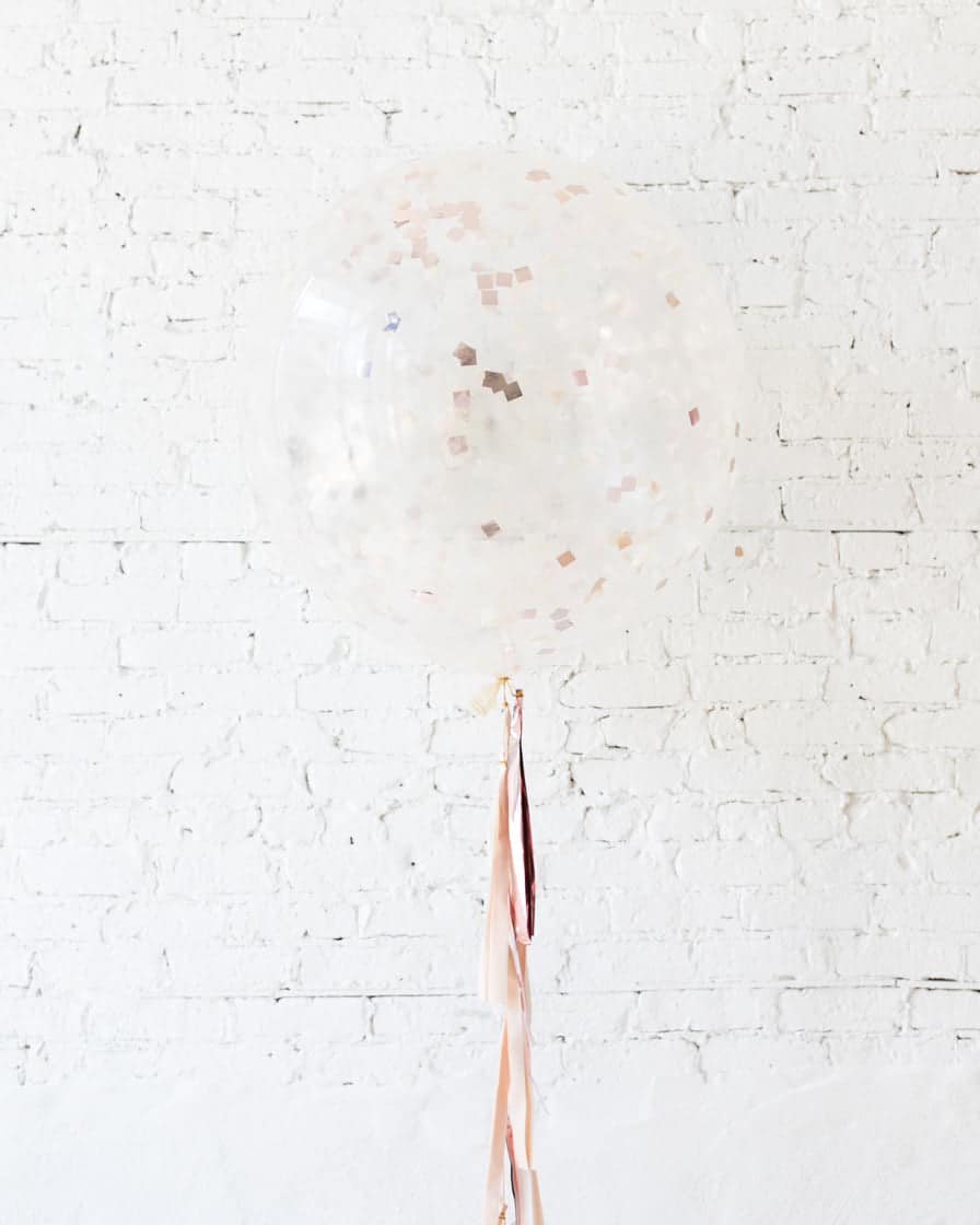 Glam Tan – Confetti Giant Balloon with Tassel | Rental Glam Tan – Confetti Giant Balloon with Tassel | Rental
