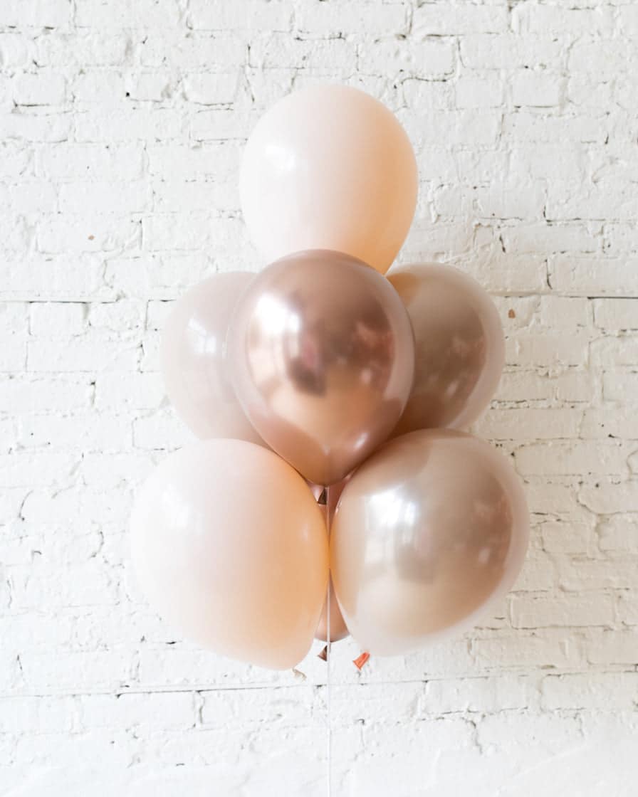 Glam Tan – 11in Balloons – bouquet of 7 | Rental Glam Tan – 11in Balloons – bouquet of 7 | Rental