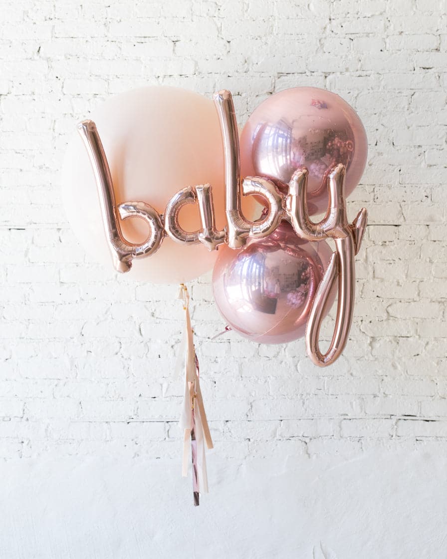 Glam Tan – Giant Baby Bouquet with Half-Tassel | Rental Glam Tan – Giant Baby Bouquet with Half-Tassel | Rental