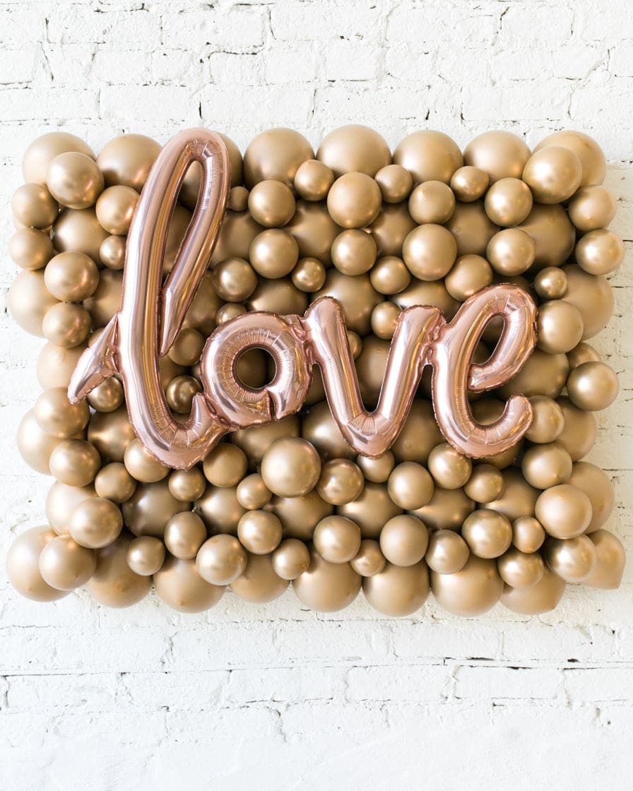 Golden – LOVE Balloon Backdrop Board – 30inx40in | Rental Golden – LOVE Balloon Backdrop Board – 30inx40in | Rental