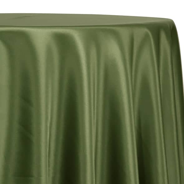 Lamour (Dull) Satin Table Linen in Green As 9957 | Rental