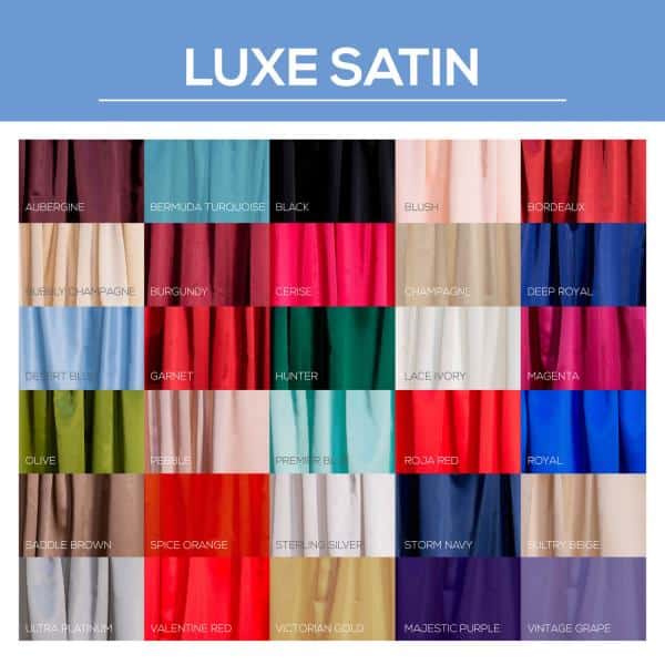 *FR* LUXE Satin Drape by the Yard – Eastern Mills (59″ Wide) | Rental *FR* LUXE Satin Drape by the Yard – Eastern Mills (59″ Wide) | Rental
