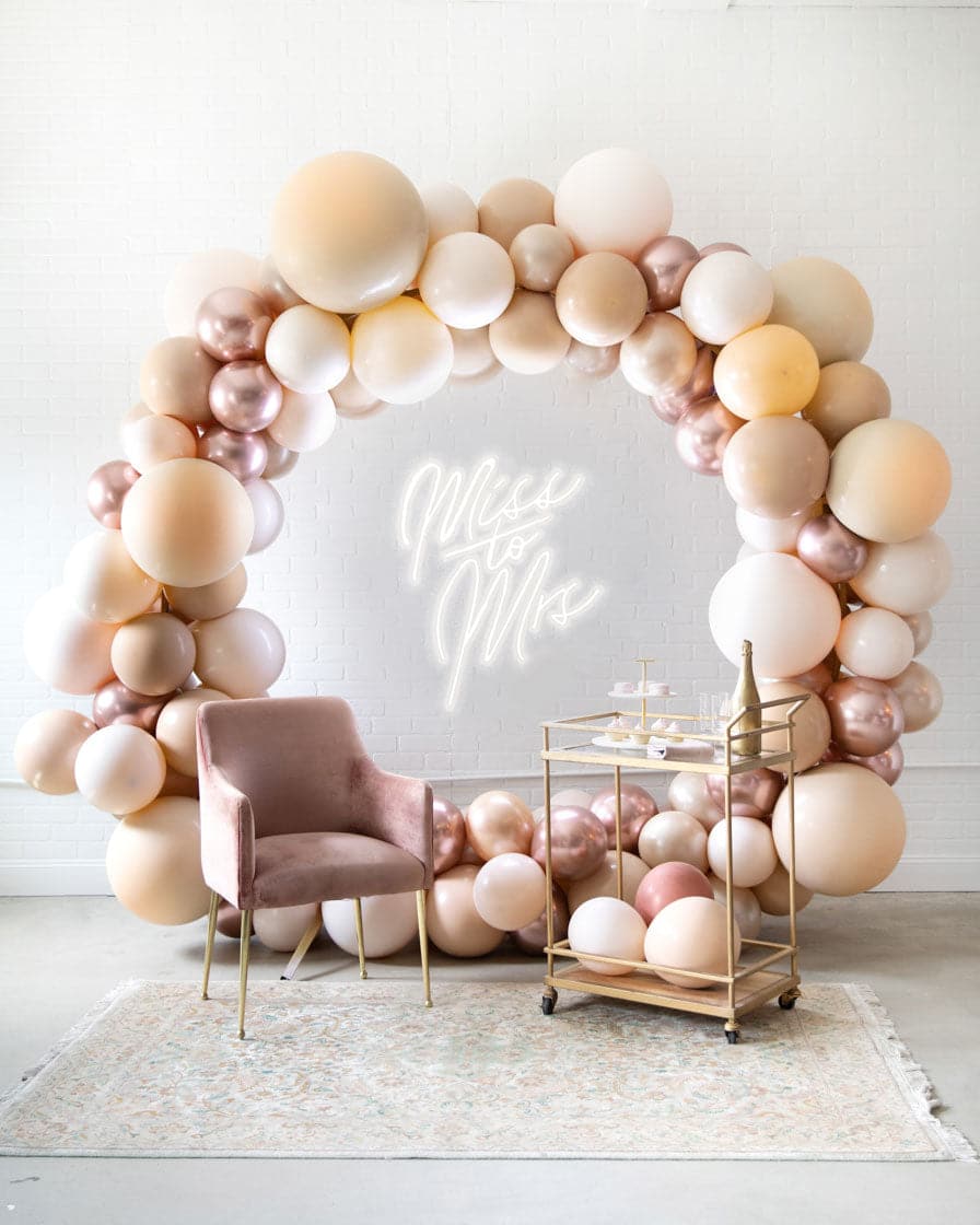 Berry Blush – Circle Frame with Miss to Mrs Neon Sign | Rental Berry Blush – Circle Frame with Miss to Mrs Neon Sign | Rental