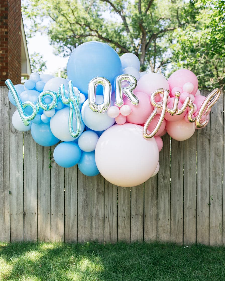 OUTDOOR – Boy or Girl Balloon Install Piece with Foils – 6ft | Rental OUTDOOR – Boy or Girl Balloon Install Piece with Foils – 6ft | Rental