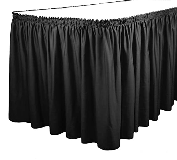 Shirred Pleat Tableskirt | Rental