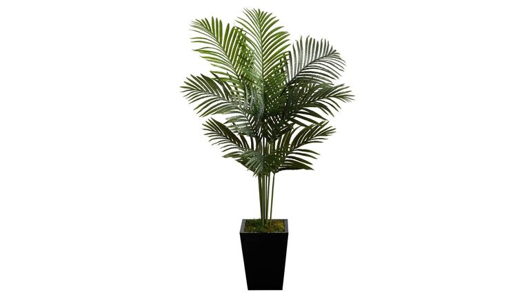 4.5’ Artificial Olive Tree in Gray Planter with Stand | Rental