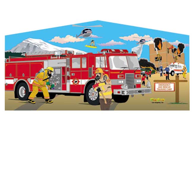 Firemen Art Panel | Rental