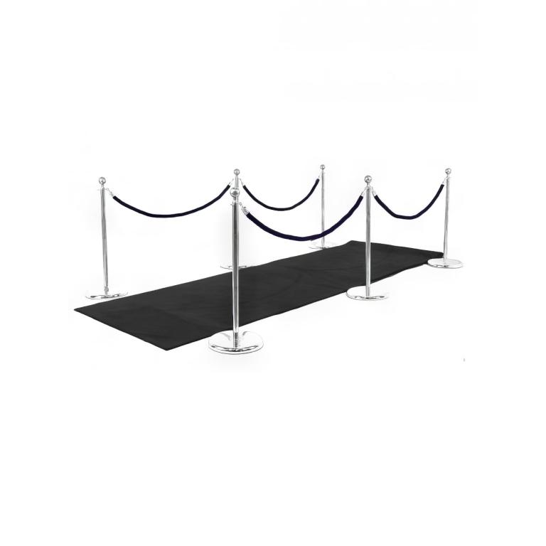 Black Carpet Walkway (Silver) | Rental