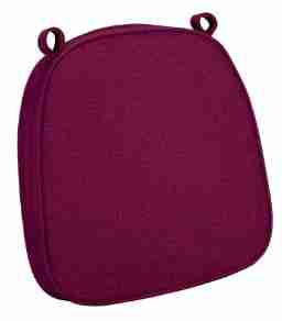 Burgundy with Burgundy Piping 2.5″ Thick Chair Cushion – World’s Best Cushions | Rental Burgundy with Burgundy Piping 2.5″ Thick Chair Cushion – World’s Best Cushions | Rental