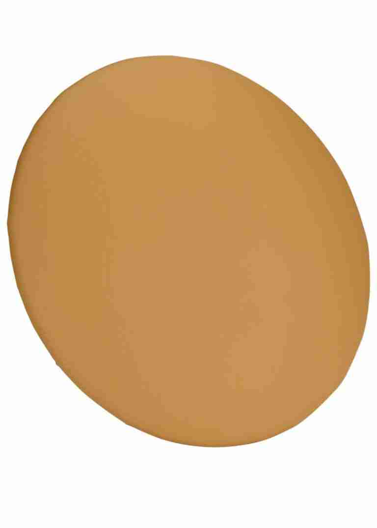 Butterscotch Gold Round Vinyl Panel Back Cushion | Rental Butterscotch Gold Round Vinyl Panel Back Cushion | Rental