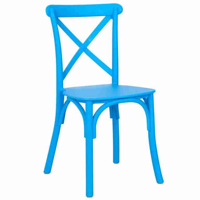 Kids Blue ToughResin™ Cross Back Chair | Rental Kids Blue ToughResin™ Cross Back Chair | Rental