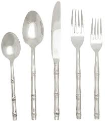 Bamboo | 5 Piece Set | Silver | Rental